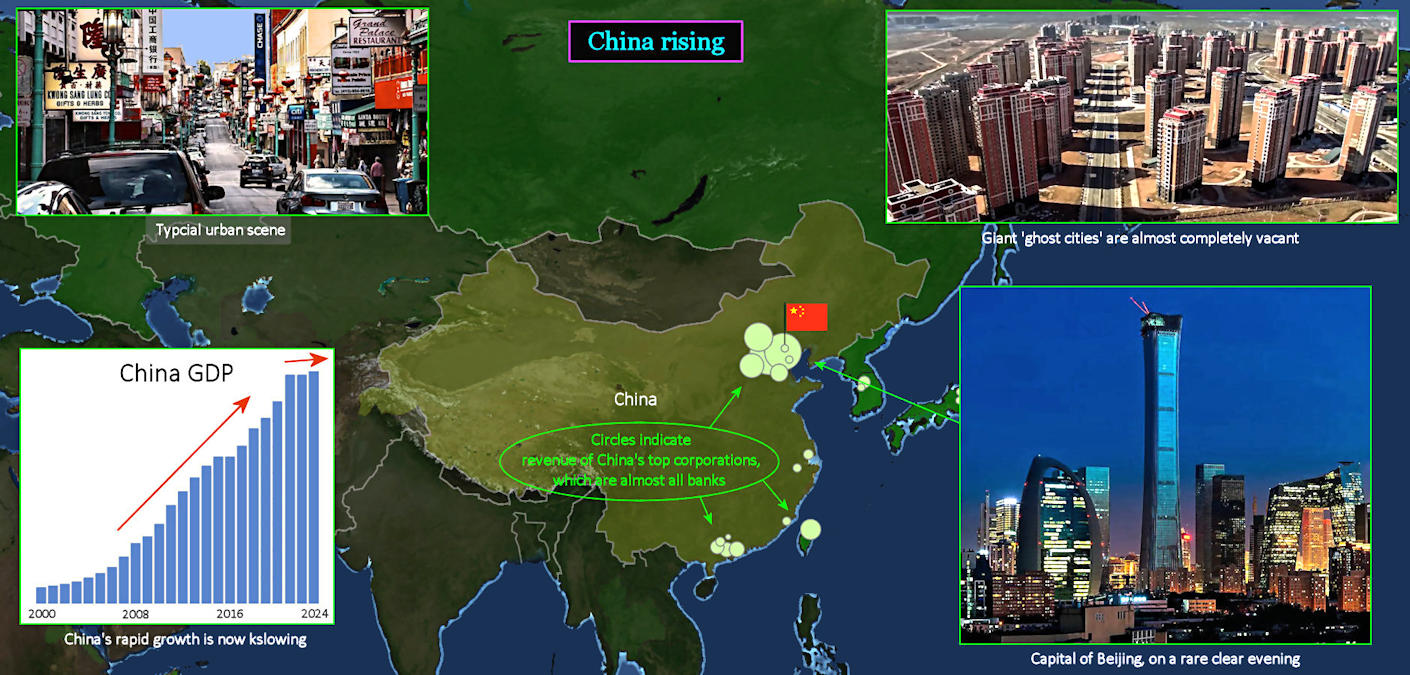 Chinese investment, ghost cites, 2020 map